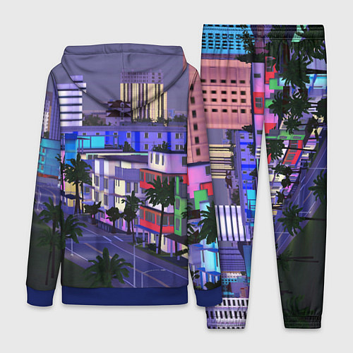 Женский костюм Grand Theft Auto Vice City / 3D-Синий – фото 2