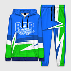 Женский 3D-костюм ВДВ, цвет: 3D-синий