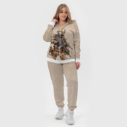 Женский 3D-костюм Военный, цвет: 3D-белый — фото 2