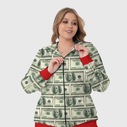 Женский 3D-костюм Денежная тема, цвет: 3D-красный — фото 2
