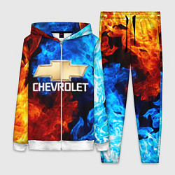 Женский 3D-костюм CHEVROLET, цвет: 3D-белый