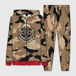 Женский 3D-костюм ВДВ СССР, цвет: 3D-красный