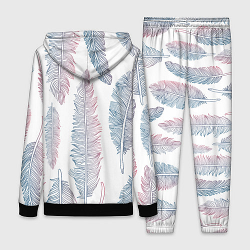 Женский костюм Перья градиента / 3D-Черный – фото 2