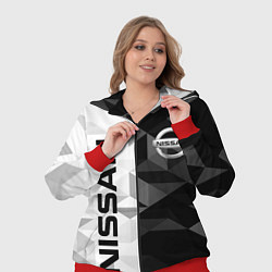 Женский 3D-костюм NISSAN, цвет: 3D-красный — фото 2