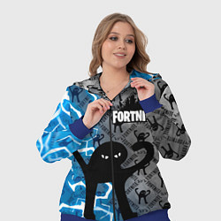 Женский 3D-костюм ЪУЪ FORTNITE, цвет: 3D-синий — фото 2