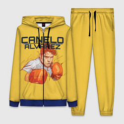 Женский 3D-костюм Canelo Alvarez, цвет: 3D-синий