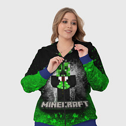 Женский 3D-костюм MINECRAFT, цвет: 3D-синий — фото 2