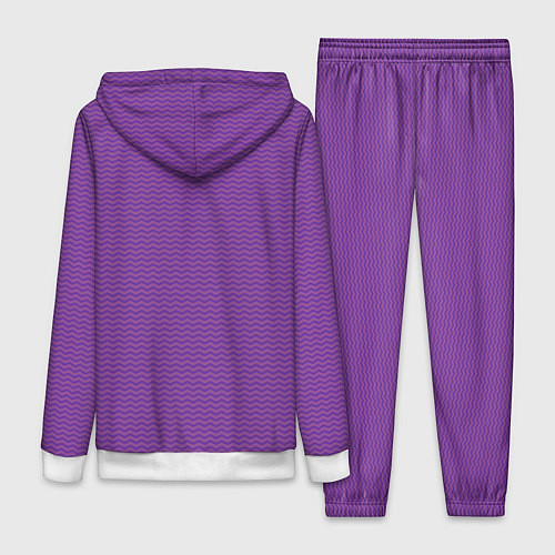 Женский костюм Фиолетовая волна / 3D-Белый – фото 2