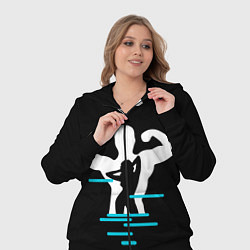 Женский 3D-костюм Титан, цвет: 3D-черный — фото 2