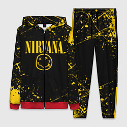 Женский 3D-костюм NIRVANA, цвет: 3D-красный