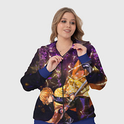 Женский 3D-костюм KIMETSU NO YAIBA, цвет: 3D-синий — фото 2