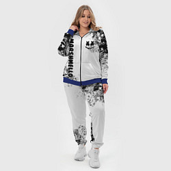 Женский 3D-костюм Marshmello, цвет: 3D-синий — фото 2