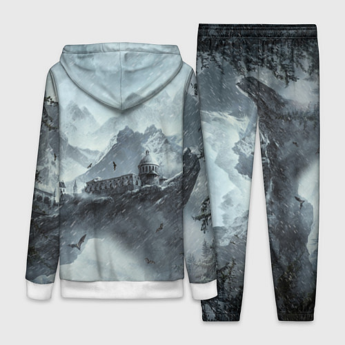 Женский костюм THE ELDER SCROLLS / 3D-Белый – фото 2