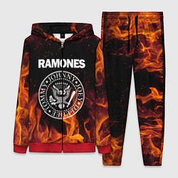 Женский 3D-костюм Ramones, цвет: 3D-красный