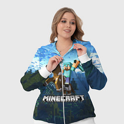 Женский 3D-костюм Minecraft Майнкрафт, цвет: 3D-белый — фото 2