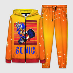 Женский 3D-костюм Sonic - Соник, цвет: 3D-красный