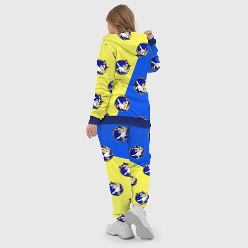 Женский костюм Sonic - Соник / 3D-Синий – фото 5