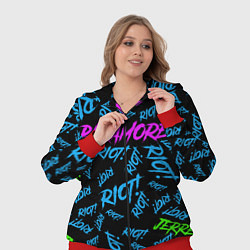 Женский 3D-костюм Paramore RIOT!, цвет: 3D-красный — фото 2