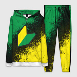 Женский 3D-костюм JDM LOGO, цвет: 3D-белый