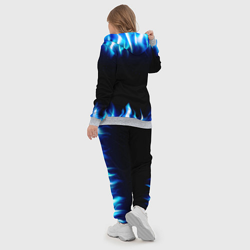Женский костюм Синий Огонь / 3D-Меланж – фото 5