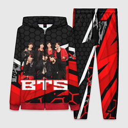 Женский 3D-костюм BTS, цвет: 3D-красный