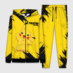 Женский 3D-костюм PIKACHU: PIKA PIKA, цвет: 3D-черный