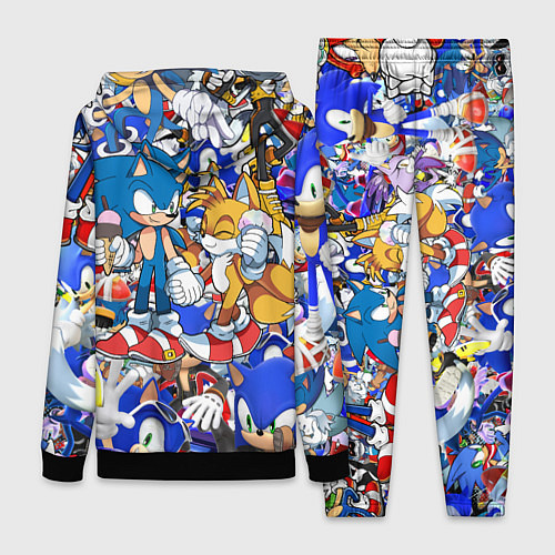 Женский костюм SONIC PATTERN / 3D-Черный – фото 2