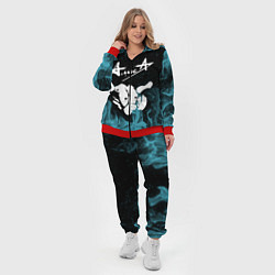 Женский 3D-костюм Алиса, цвет: 3D-красный — фото 2