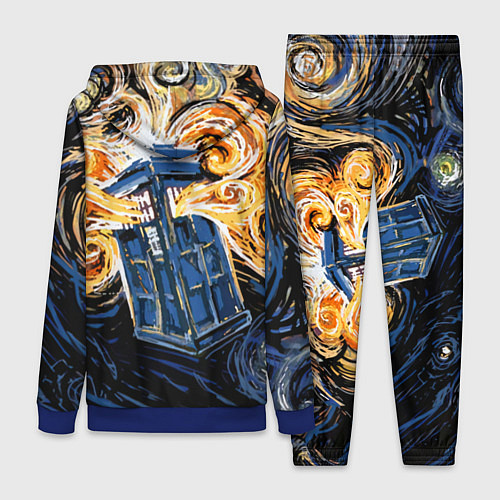 Женский костюм Van Gogh Tardis / 3D-Синий – фото 2