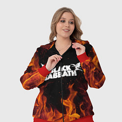 Женский 3D-костюм Black Sabbath, цвет: 3D-красный — фото 2