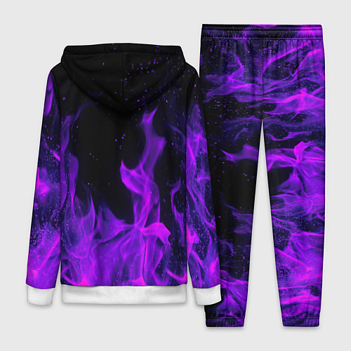 Женский костюм ФИОЛЕТОВЫЙ ОГОНЬ / 3D-Белый – фото 2