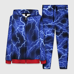Женский 3D-костюм МОЛНИЯ NEON, цвет: 3D-красный