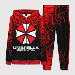 Женский 3D-костюм Umbrella Corporation, цвет: 3D-красный