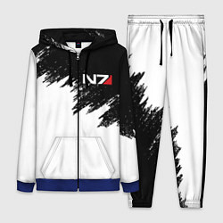 Женский 3D-костюм MASS EFFECT N7, цвет: 3D-синий