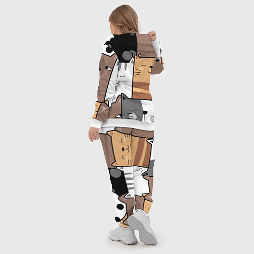 Женский костюм Котейки / 3D-Белый – фото 5