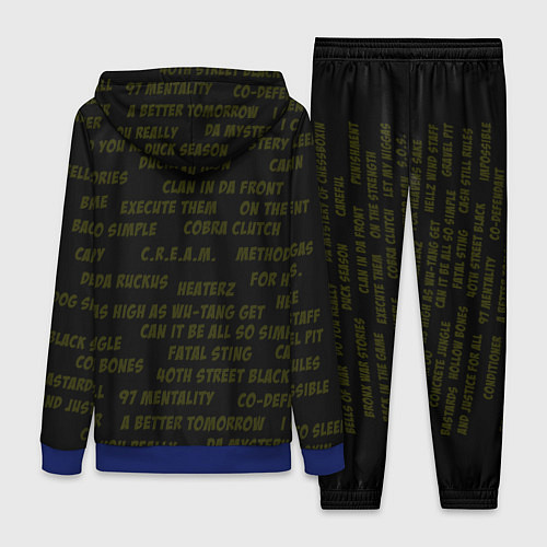 Женский костюм WU-TANG CLAN / 3D-Синий – фото 2