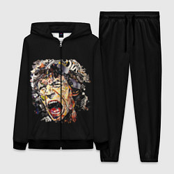 Женский 3D-костюм Мик Джаггер, цвет: 3D-черный