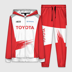 Женский 3D-костюм Toyota Driver, цвет: 3D-белый