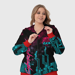 Женский 3D-костюм CYBERPUNK, цвет: 3D-красный — фото 2