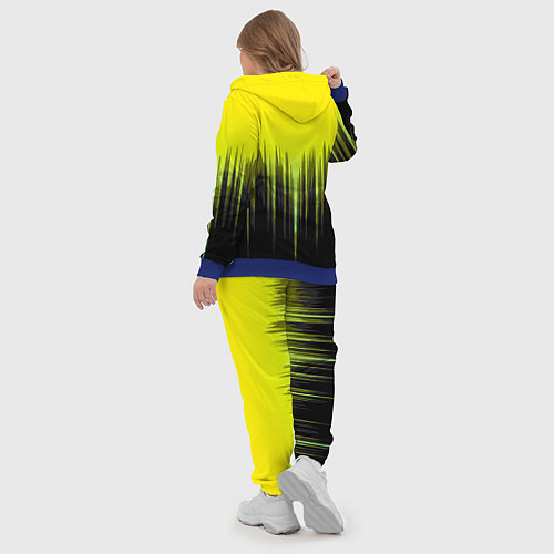 Женский костюм CYBERPUNK 2077 / 3D-Синий – фото 5