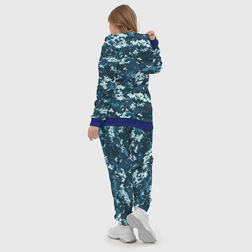 Женский костюм Пиксельный камуфляж полиции / 3D-Синий – фото 5