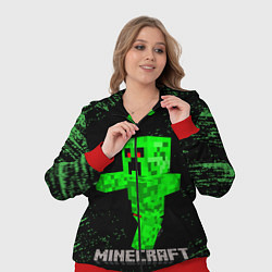 Женский 3D-костюм MINECRAFT CREEPER, цвет: 3D-красный — фото 2