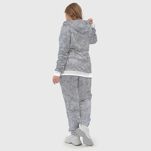 Женский костюм Серый бетон / 3D-Белый – фото 5