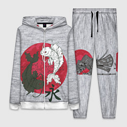 Женский 3D-костюм Japan style, цвет: 3D-белый