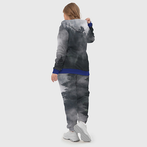 Женский костюм Лес / 3D-Синий – фото 5