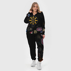 Женский 3D-костюм NHL Boston Bruins Z, цвет: 3D-черный — фото 2