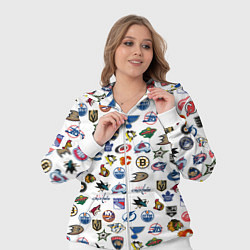 Женский 3D-костюм NHL PATTERN Z, цвет: 3D-белый — фото 2