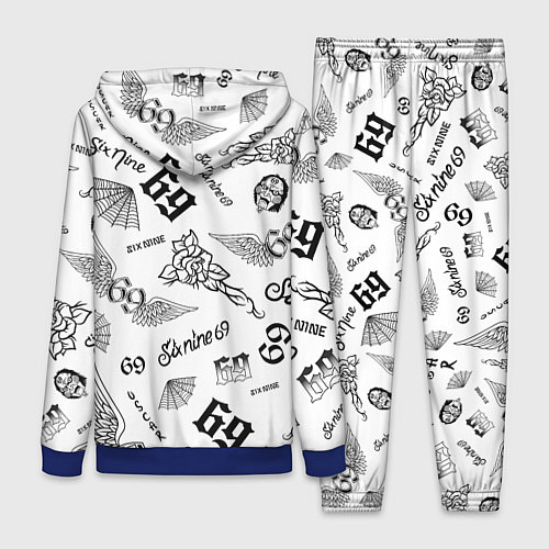 Женский костюм 6IX9INE / 3D-Синий – фото 2