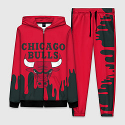 Женский 3D-костюм Chicago Bulls, цвет: 3D-черный