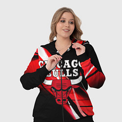 Женский 3D-костюм CHICAGO BULLS, цвет: 3D-черный — фото 2